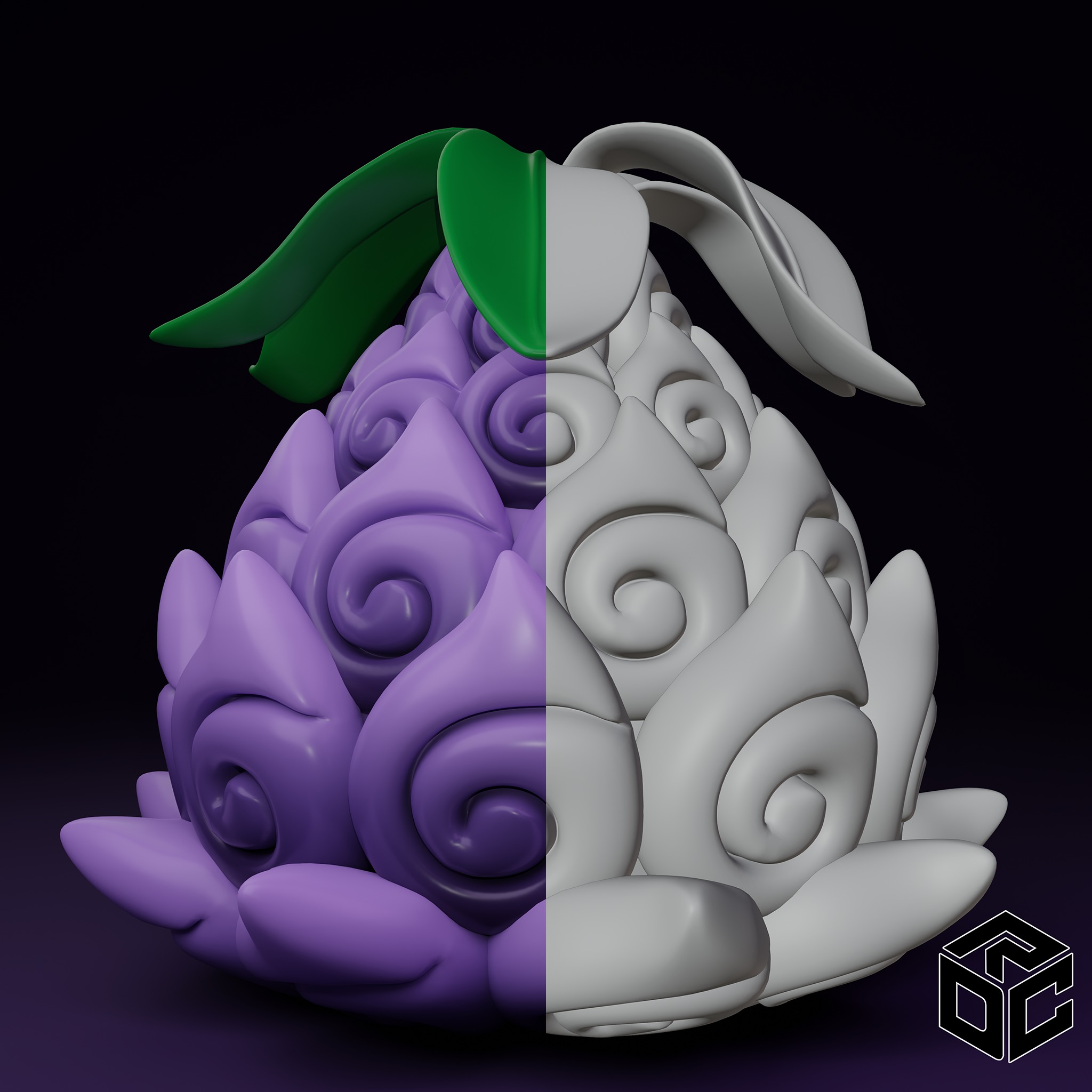 Yami Yami no Mi Low-poly 3D model_2