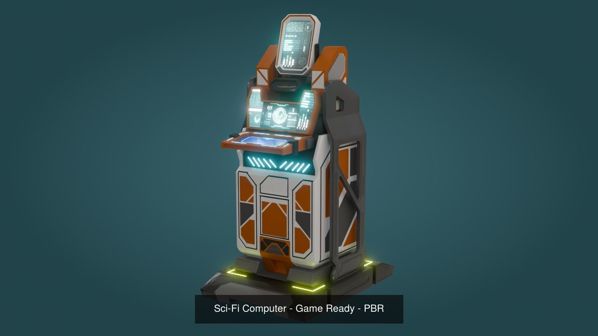 Sci-Fi Computers Pack 3D Model Collection_5