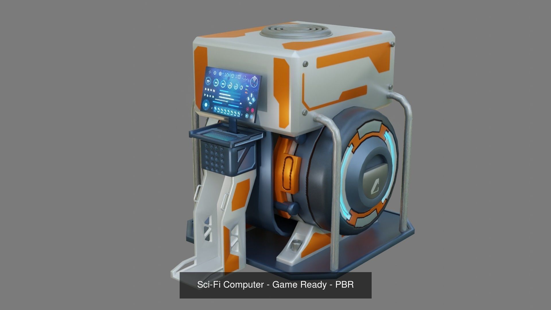 Sci-Fi Computers Pack 3D Model Collection_3