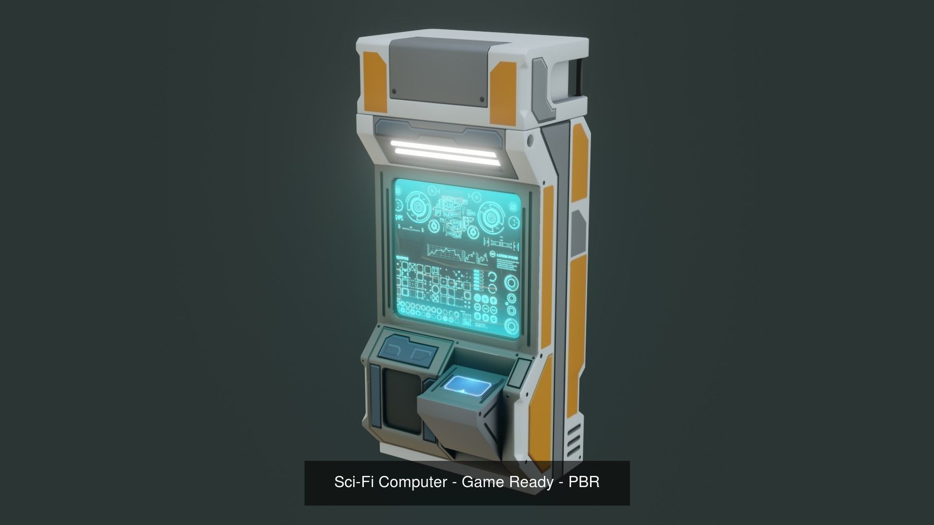 Sci-Fi Computers Pack 3D Model Collection_2