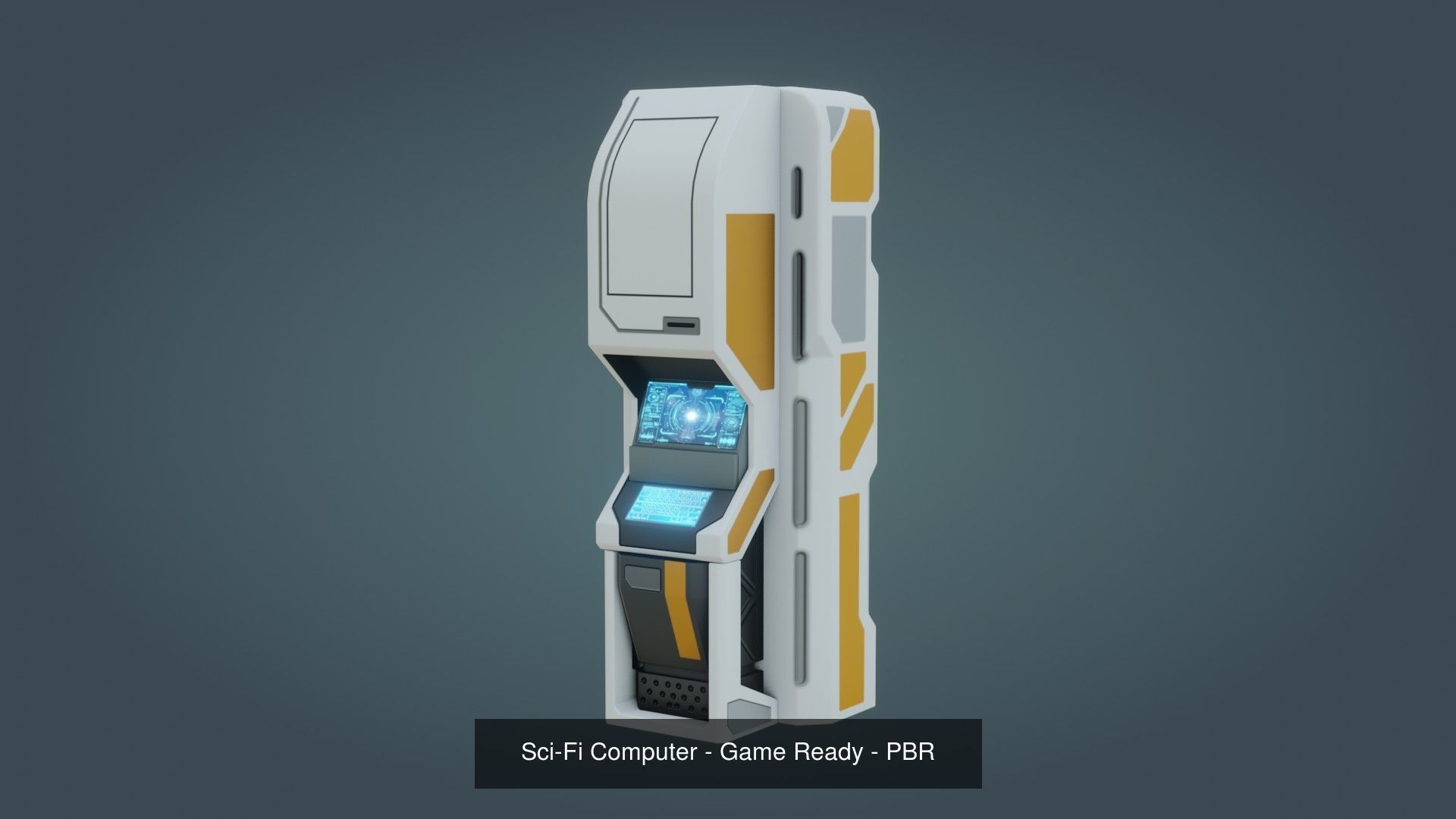 Sci-Fi Computers Pack 3D Model Collection_4