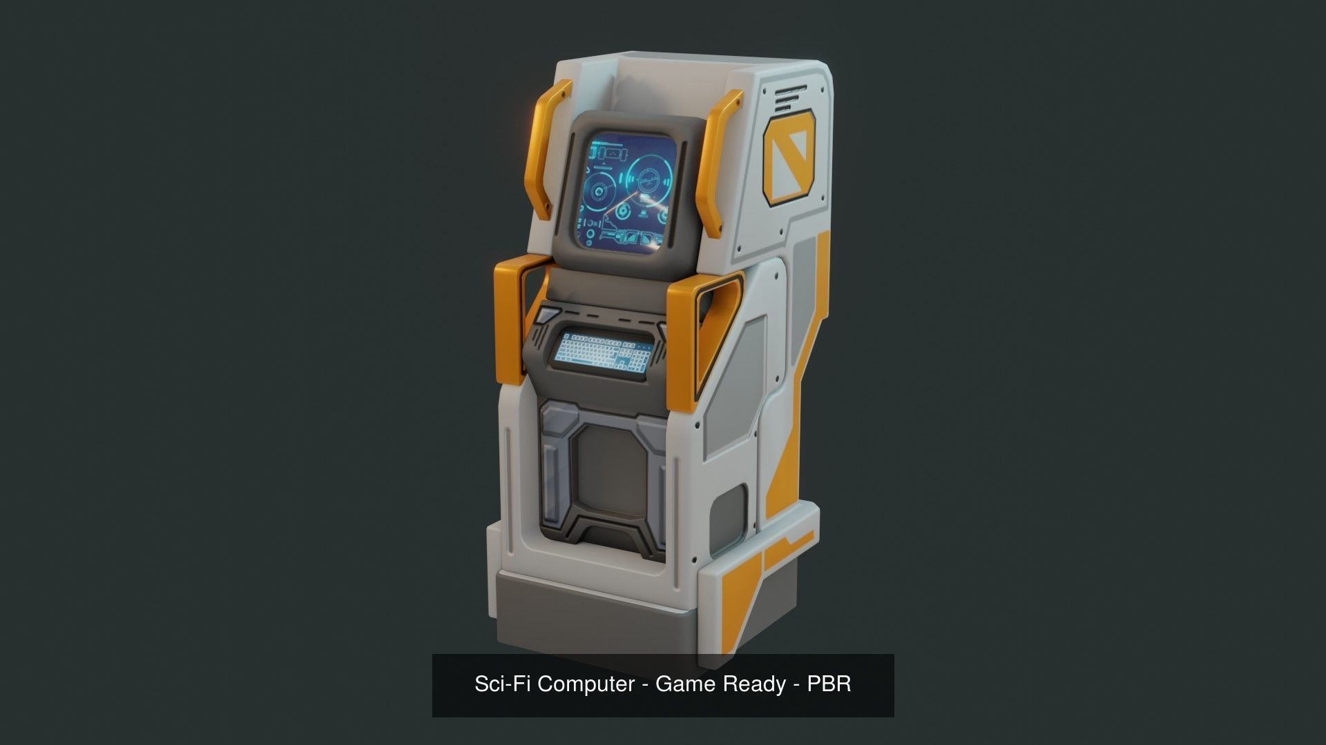 Sci-Fi Computers Pack 3D Model Collection_1