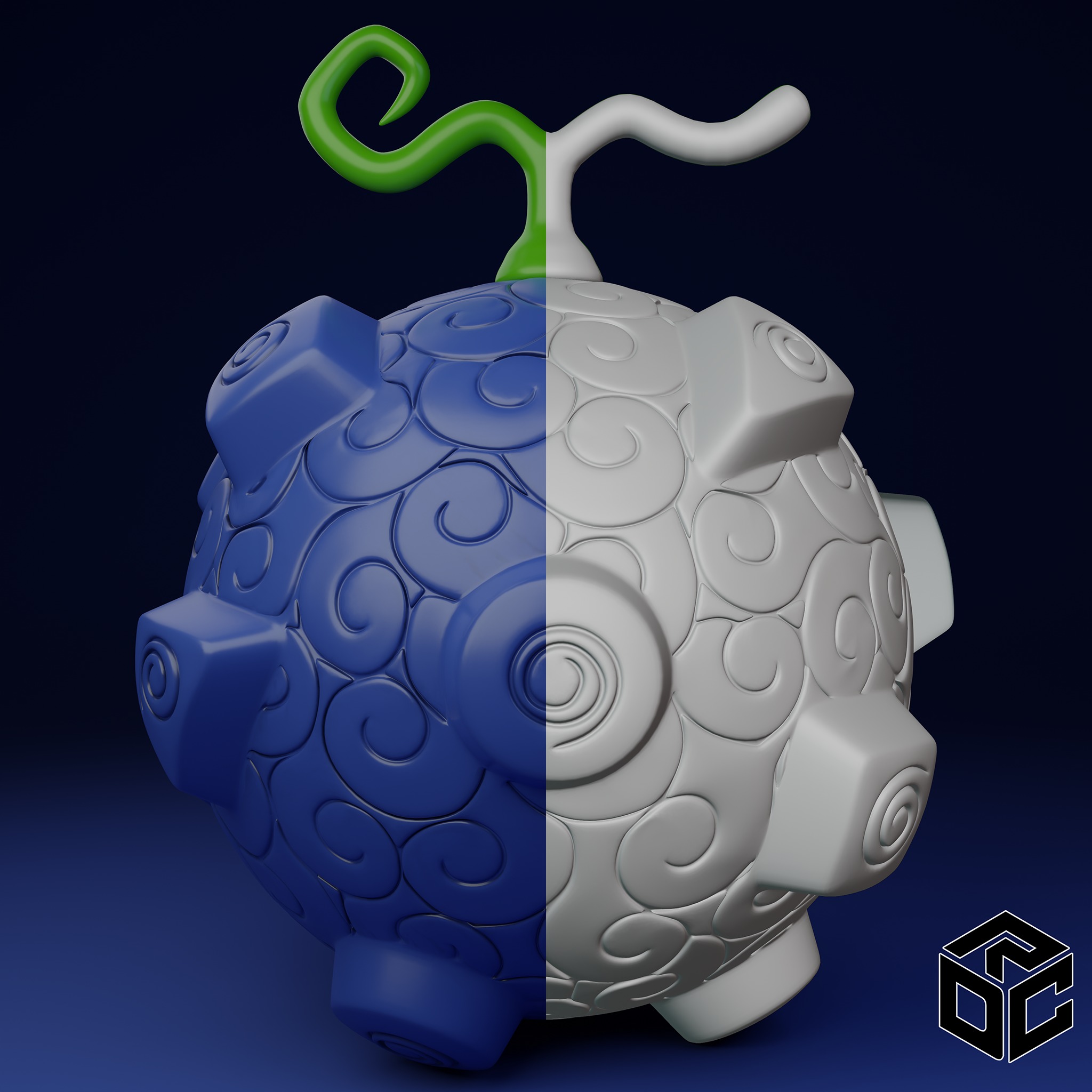 Gasha Gasha no Mi Low-poly 3D model_2