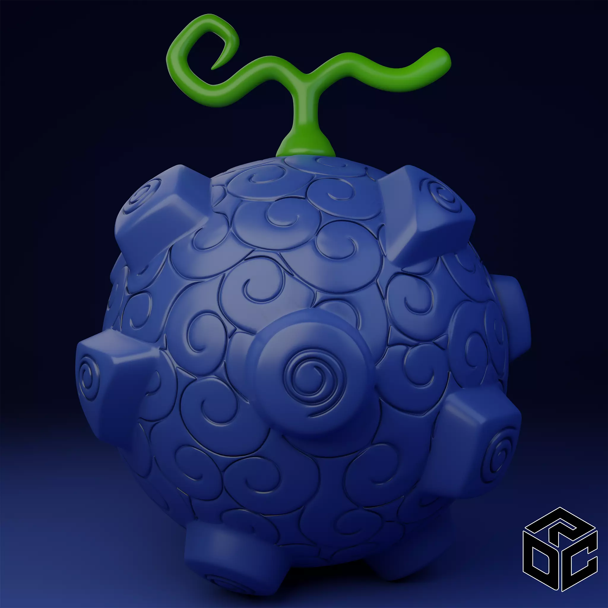 Gasha Gasha no Mi Low-poly 3D model_0