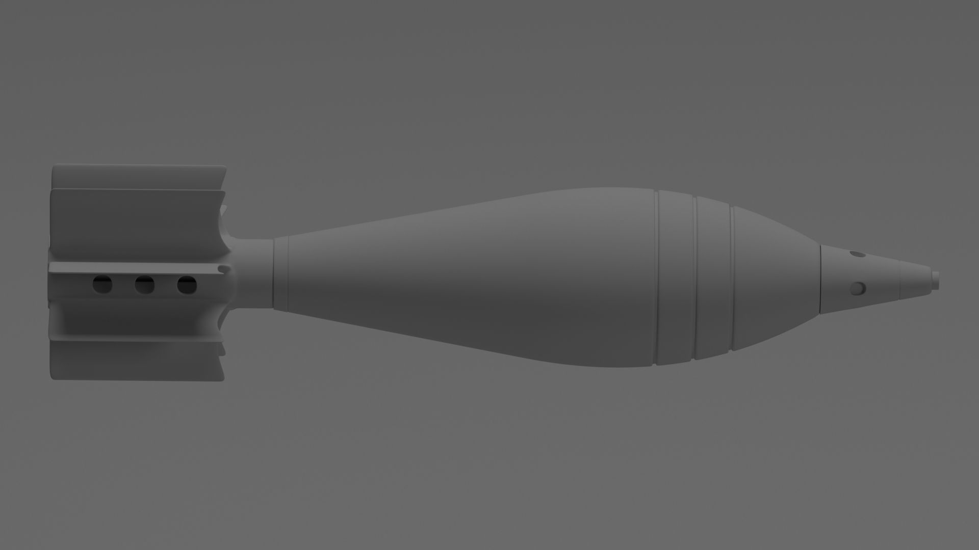 Mortar Shell 3D model_12