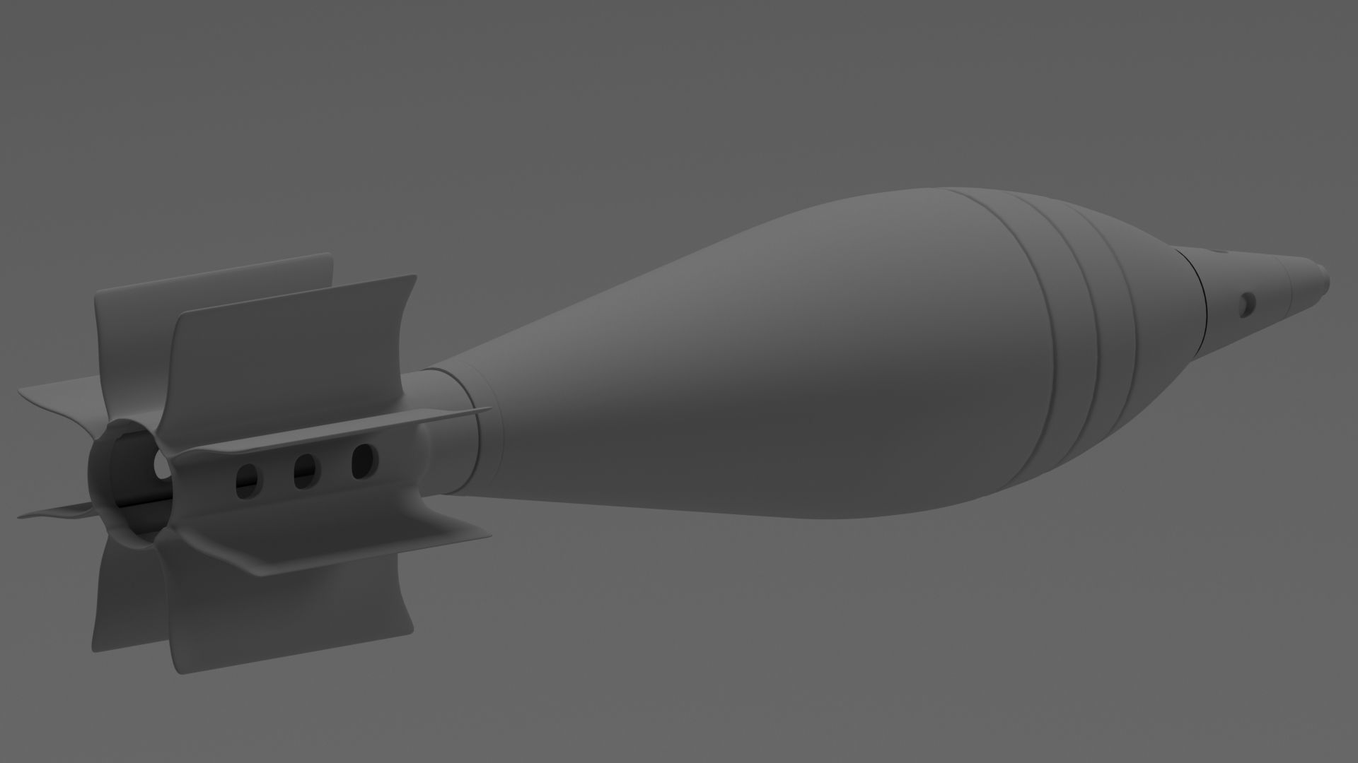 Mortar Shell 3D model_13