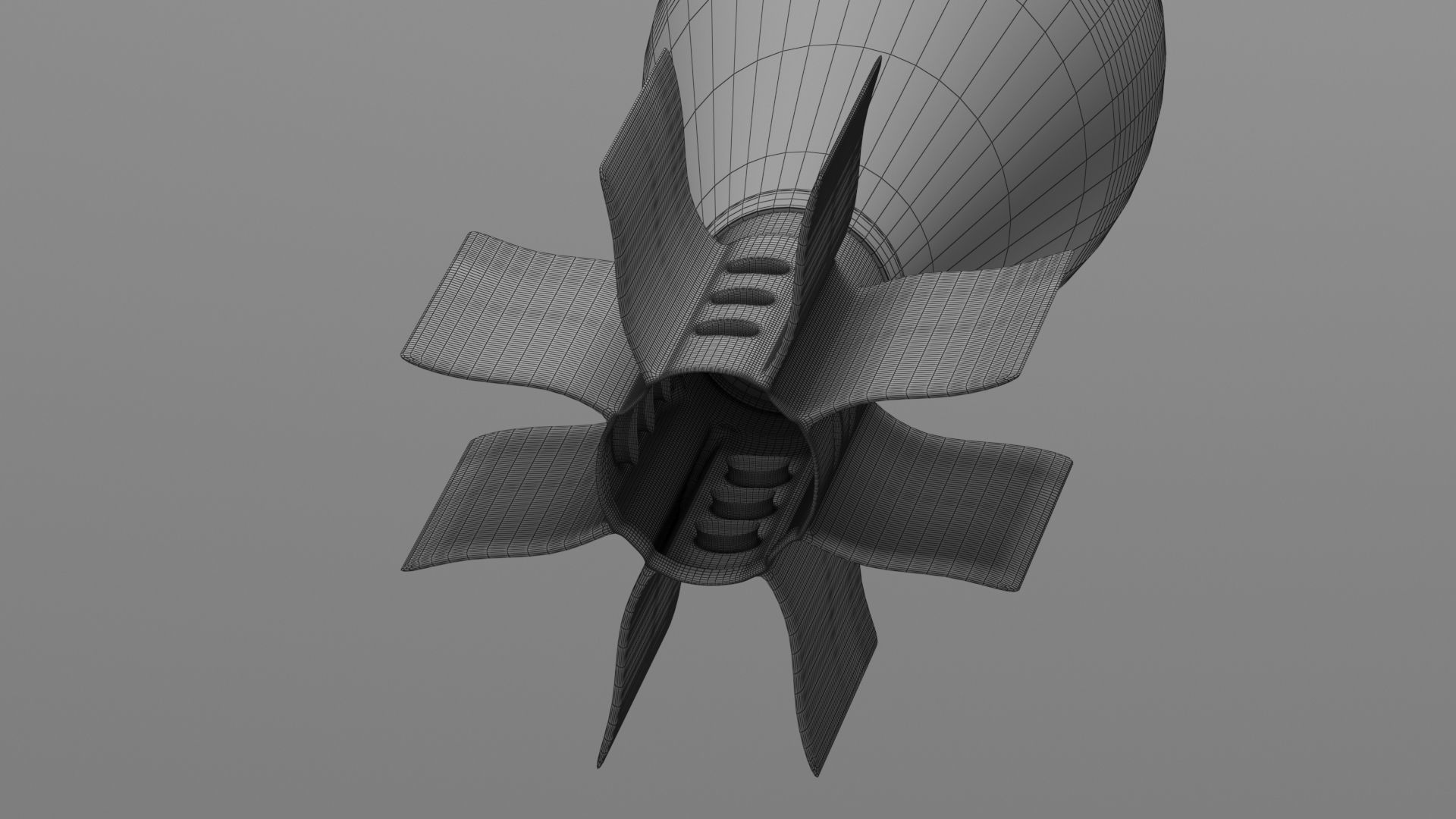 Mortar Shell 3D model_8