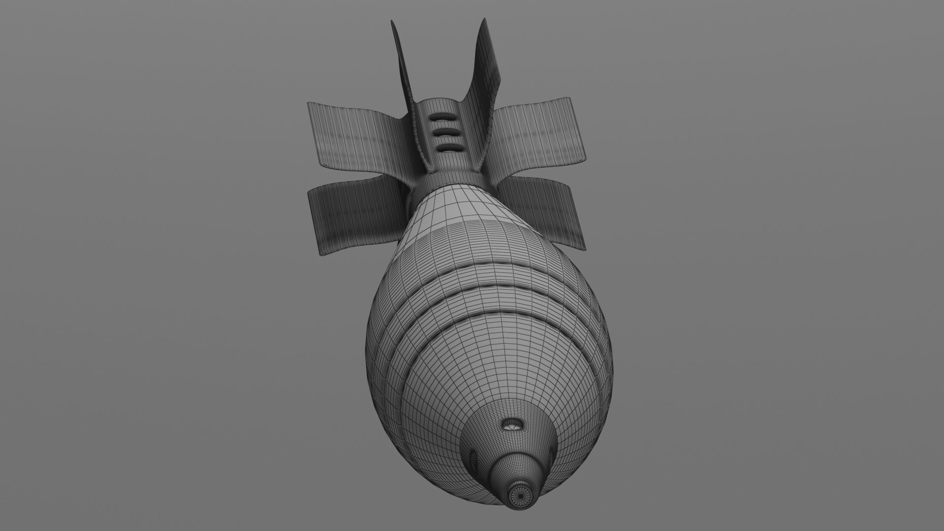 Mortar Shell 3D model_7