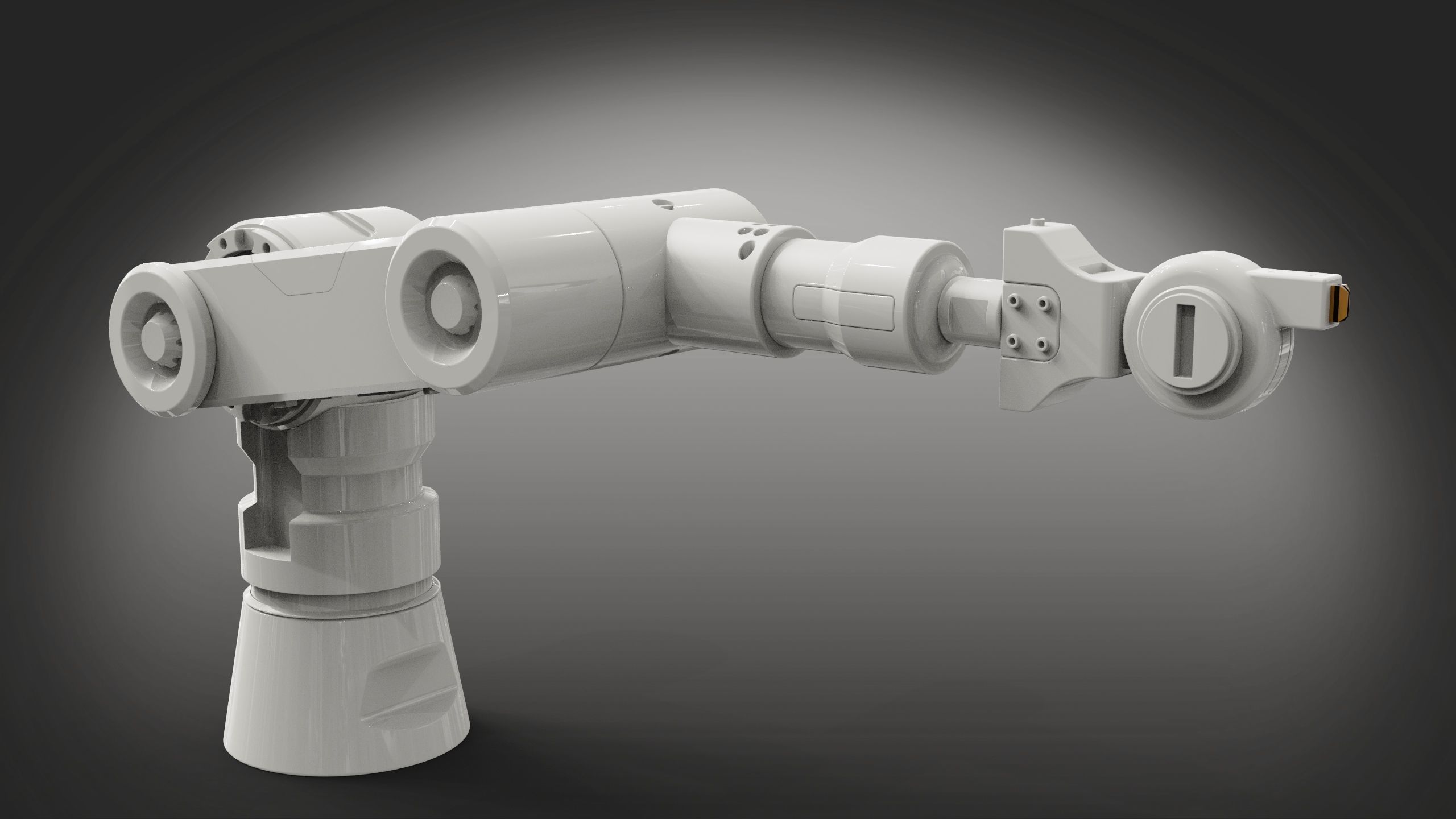 Mech arm reactive 3D model_2