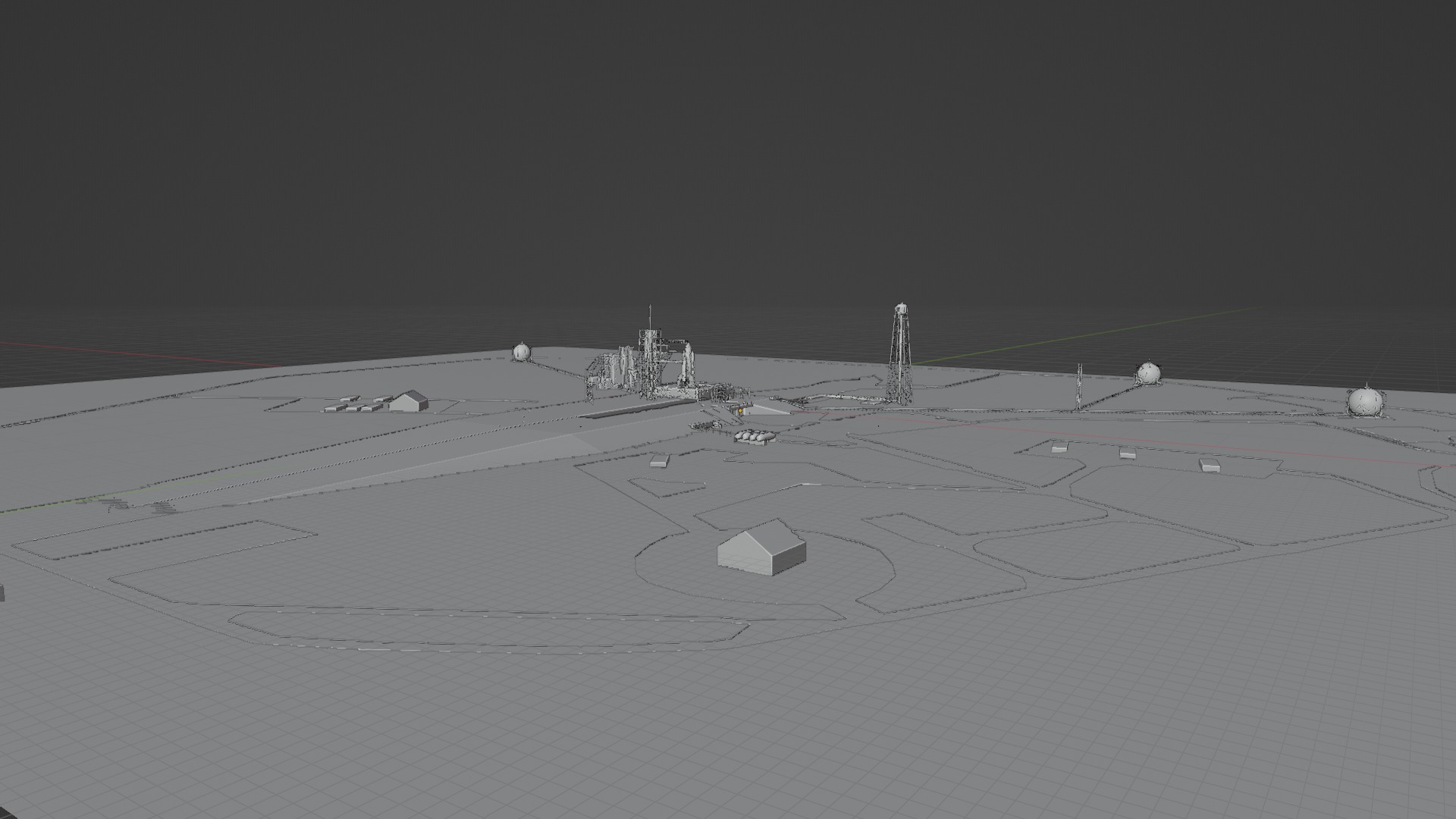 Kennedy Space Center Launch Complex 39-A  Low-poly 3D model_18