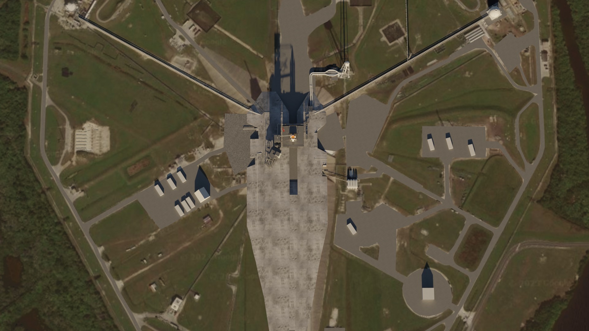 Kennedy Space Center Launch Complex 39-A  Low-poly 3D model_15