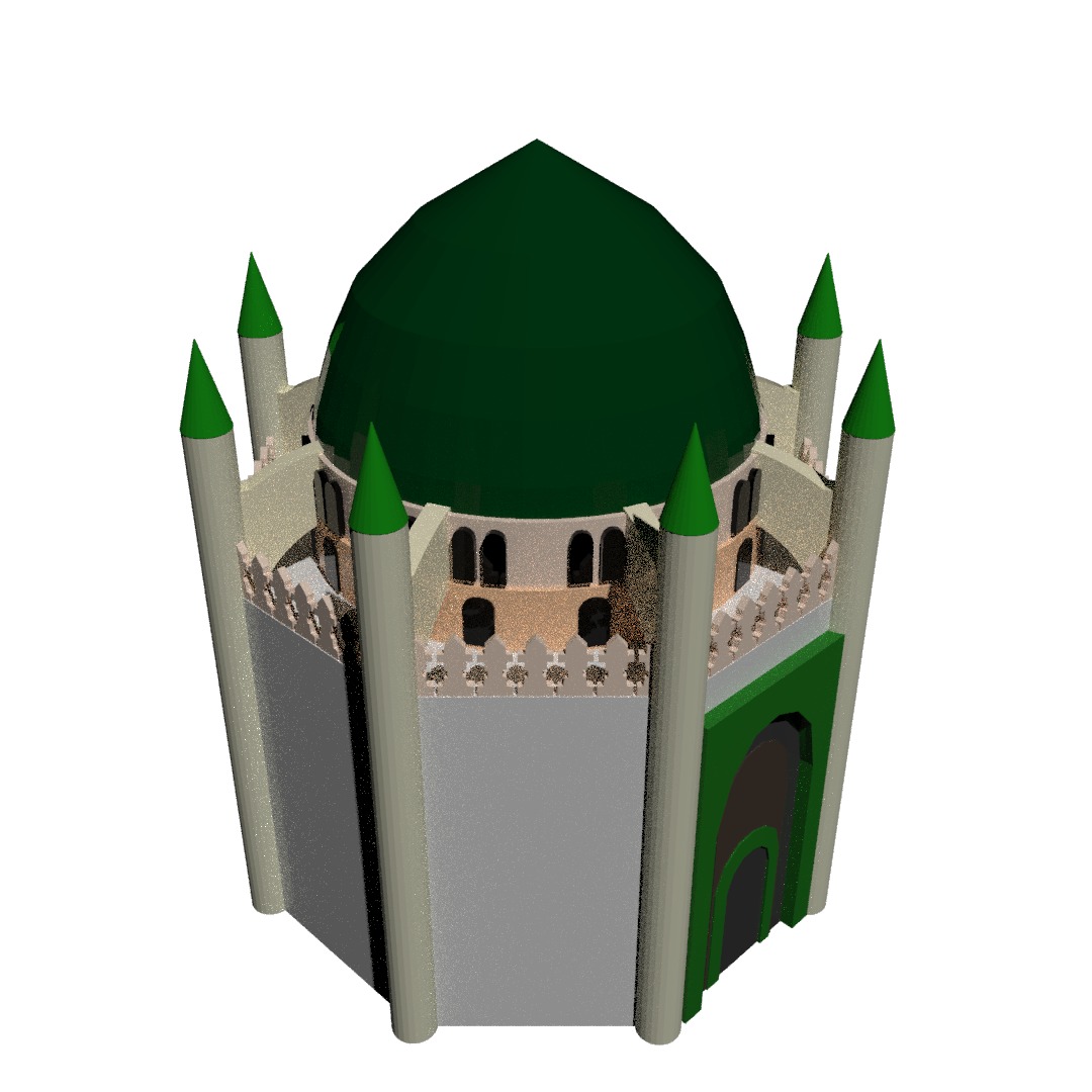 Jannat al-Baqi Imam Hassan Shrine 3D model_2