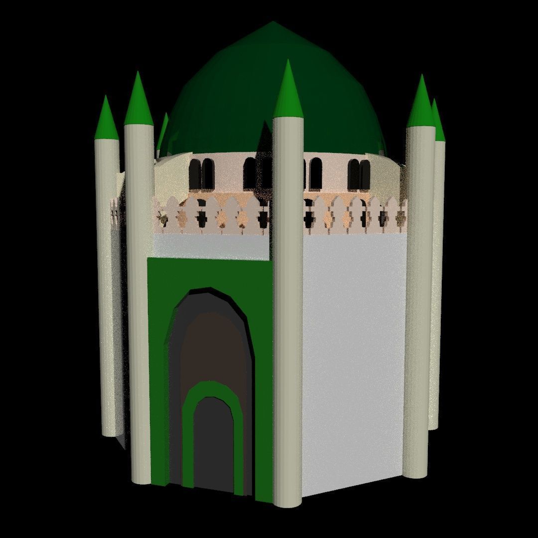 Jannat al-Baqi Imam Hassan Shrine 3D model_6