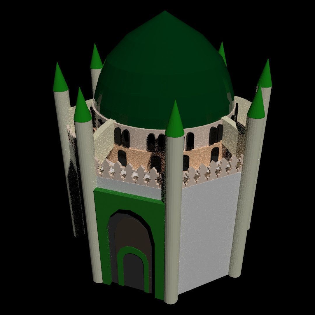 Jannat al-Baqi Imam Hassan Shrine 3D model_5