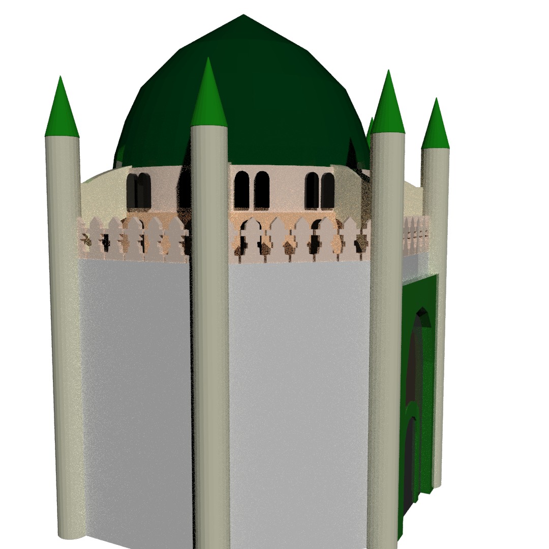 Jannat al-Baqi Imam Hassan Shrine 3D model_1