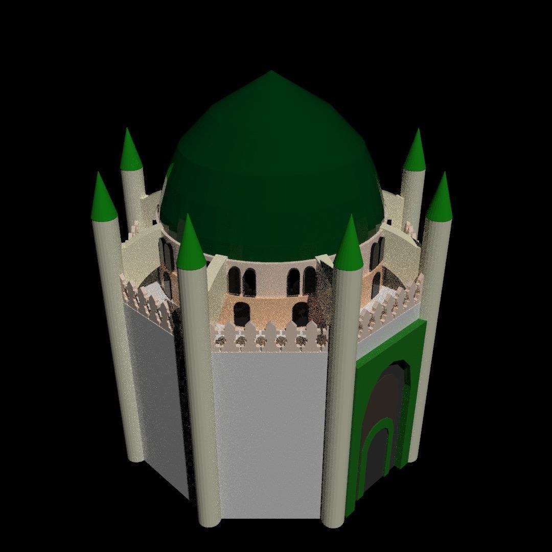 Jannat al-Baqi Imam Hassan Shrine 3D model_4