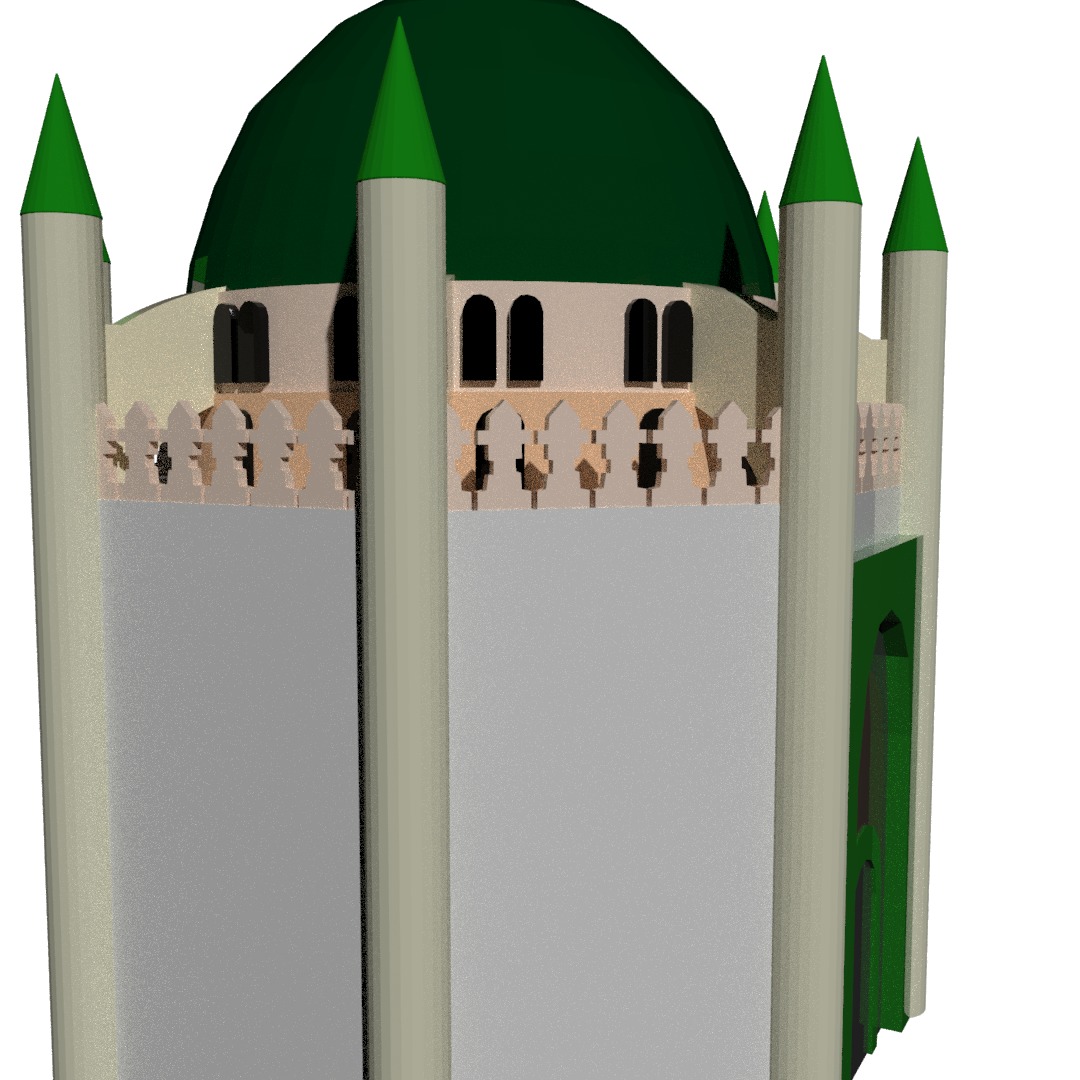Jannat al-Baqi Imam Hassan Shrine 3D model_9