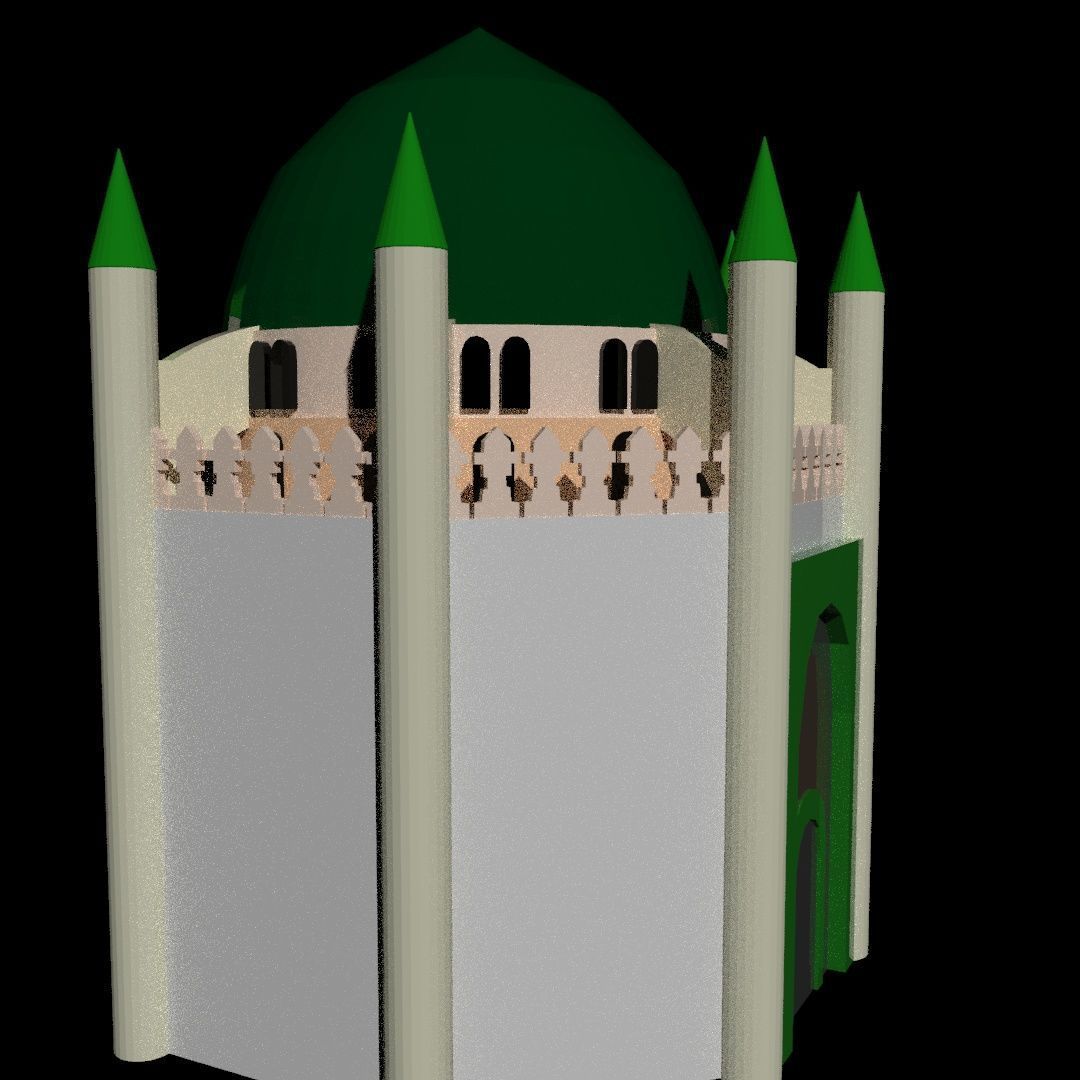 Jannat al-Baqi Imam Hassan Shrine 3D model_11