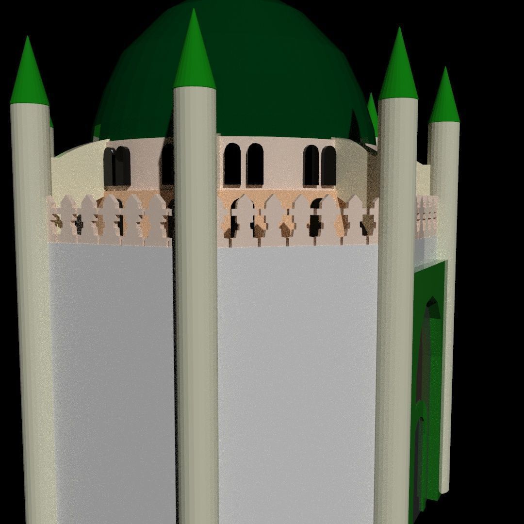 Jannat al-Baqi  Al- Hassan Shrine 3D model_7