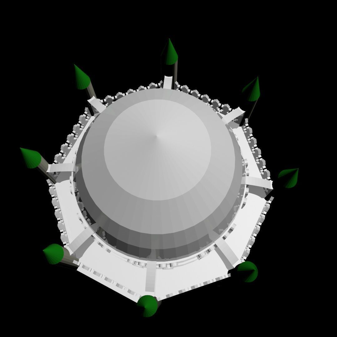 Jannat al-Baqi  Al- Hassan Shrine 3D model_15