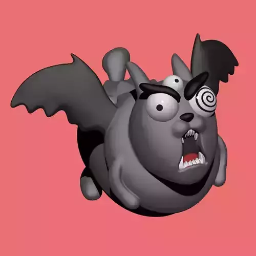 Exploding kittens - bat cat 3D print model