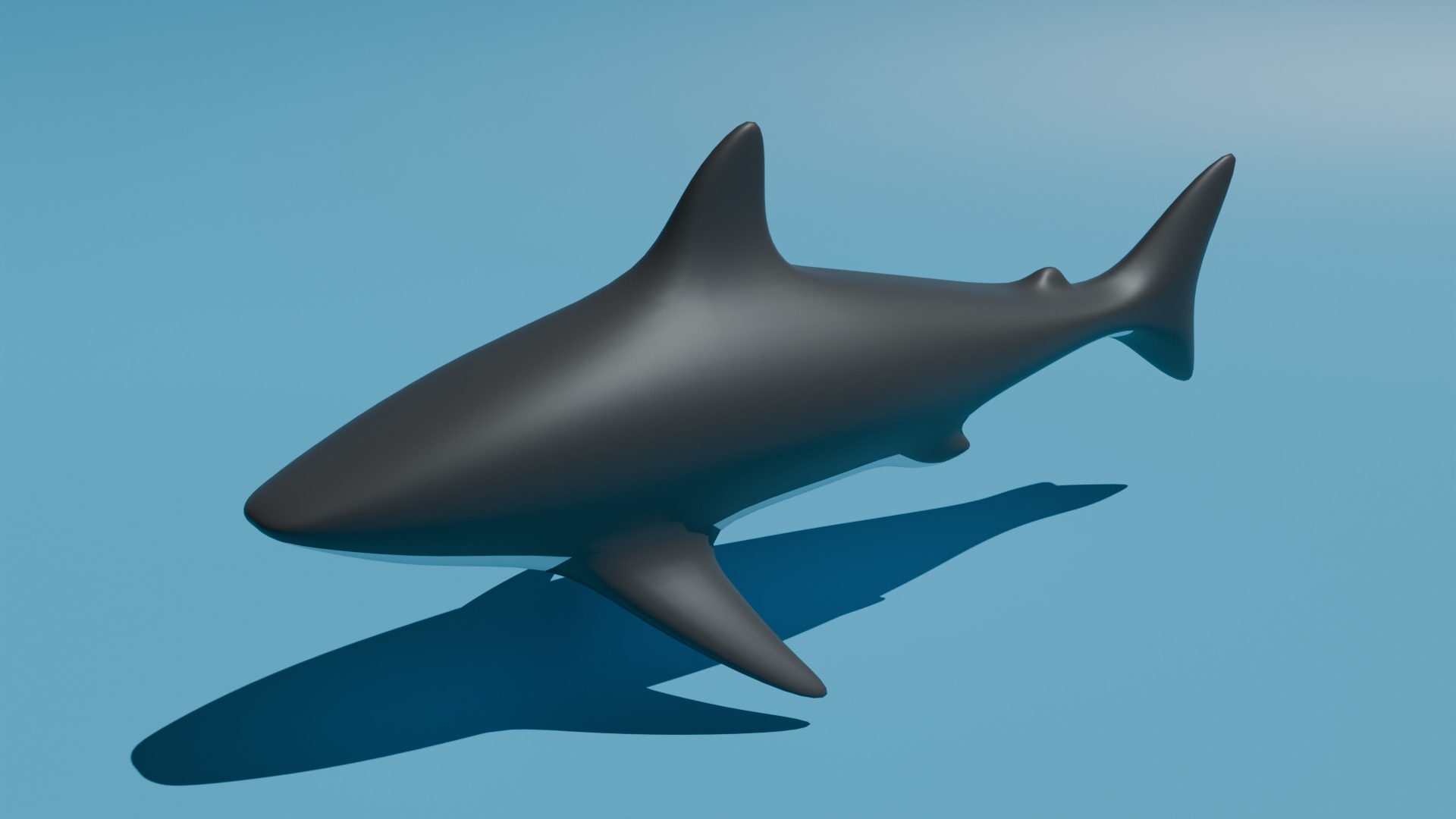 shark Low-poly 3D Model Low-poly 3D model_3