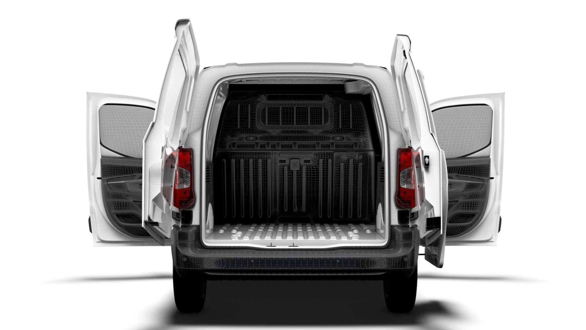 Citroen e Berlingo SWB Van HQInterior 2024 3D model_25