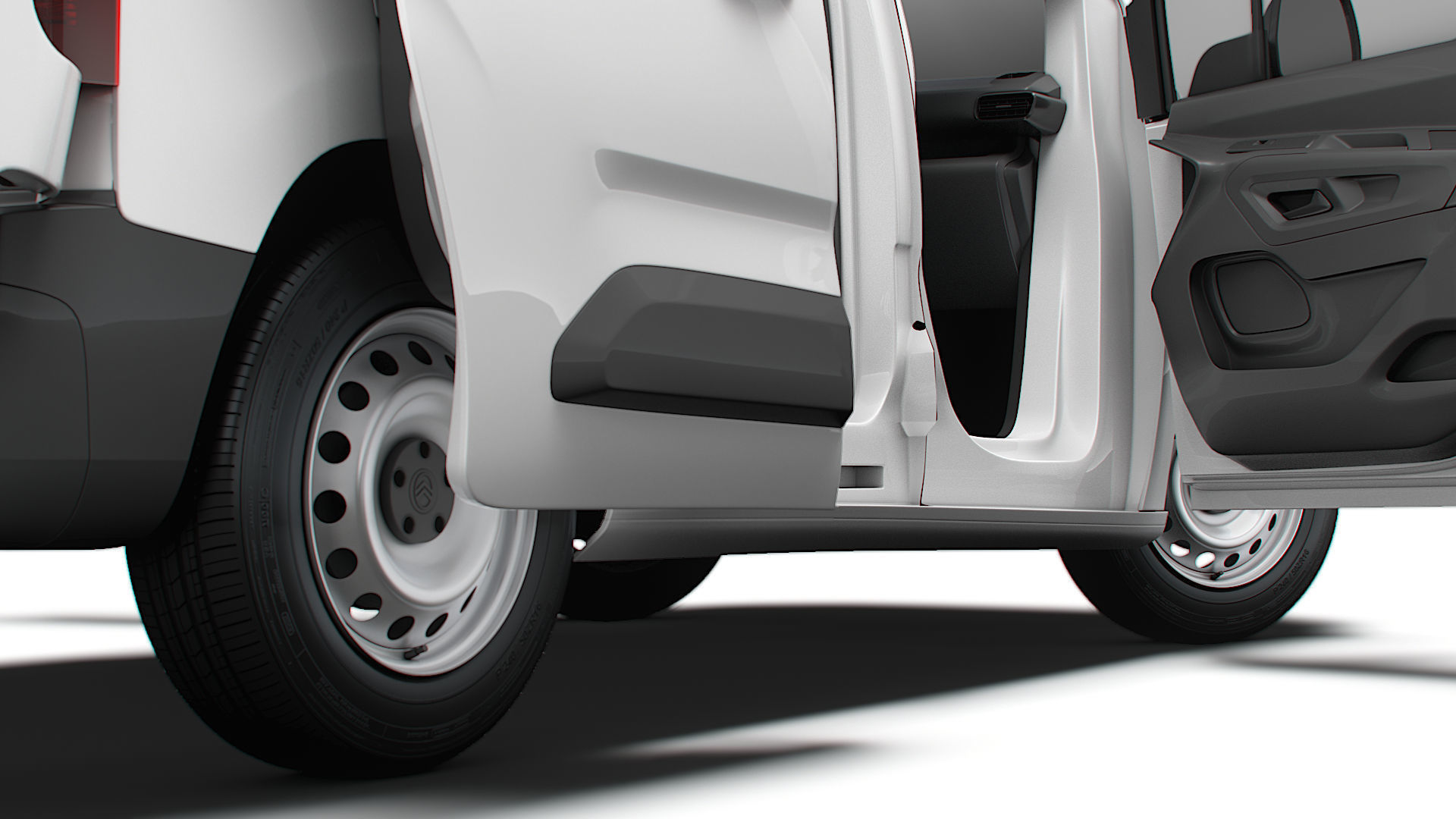Citroen e Berlingo SWB Van HQInterior 2024 3D model_11