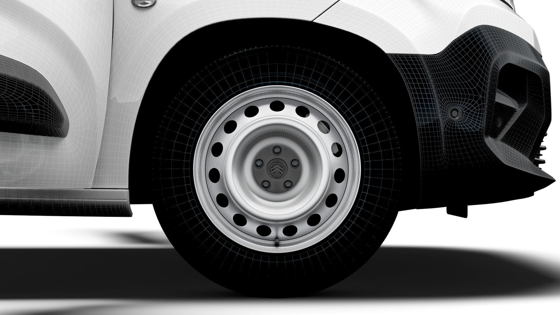 Citroen e Berlingo SWB Van HQInterior 2024 3D model_24