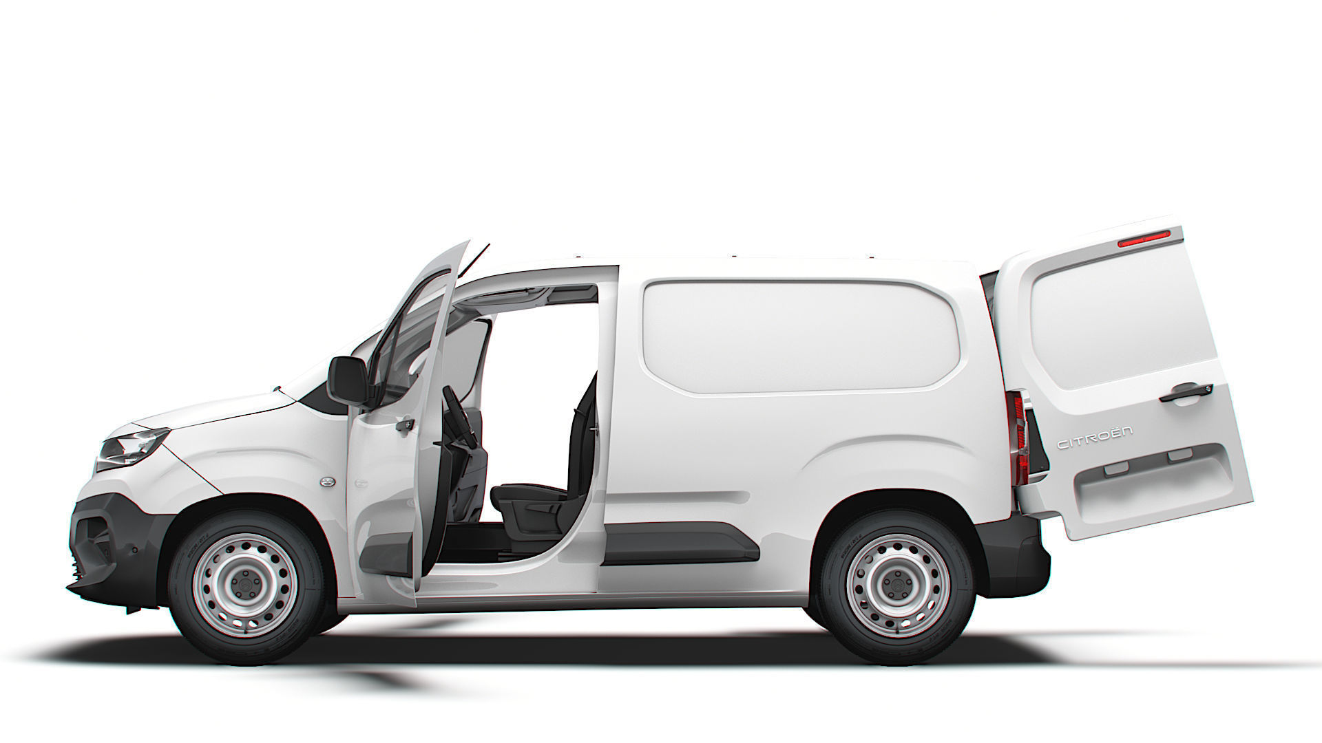 Citroen e Berlingo SWB Van HQInterior 2024 3D model_4