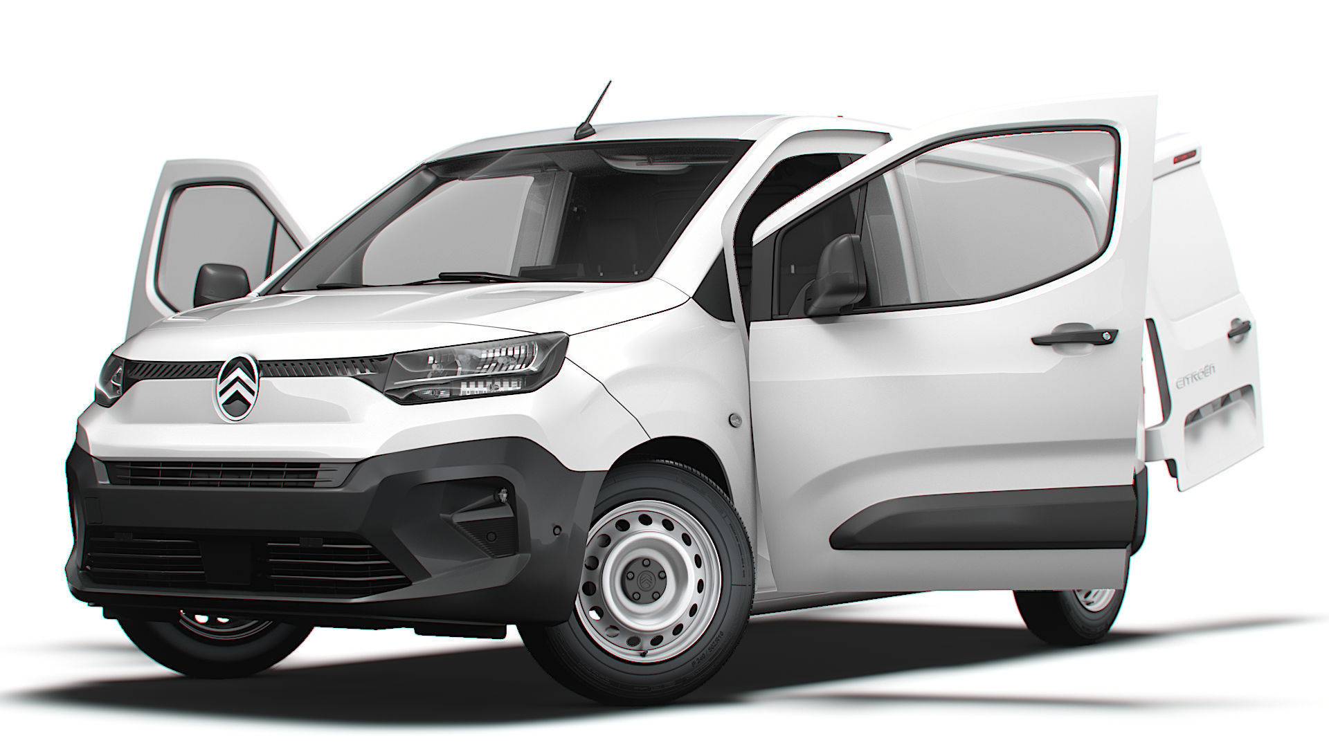 Citroen e Berlingo SWB Van HQInterior 2024 3D model_8