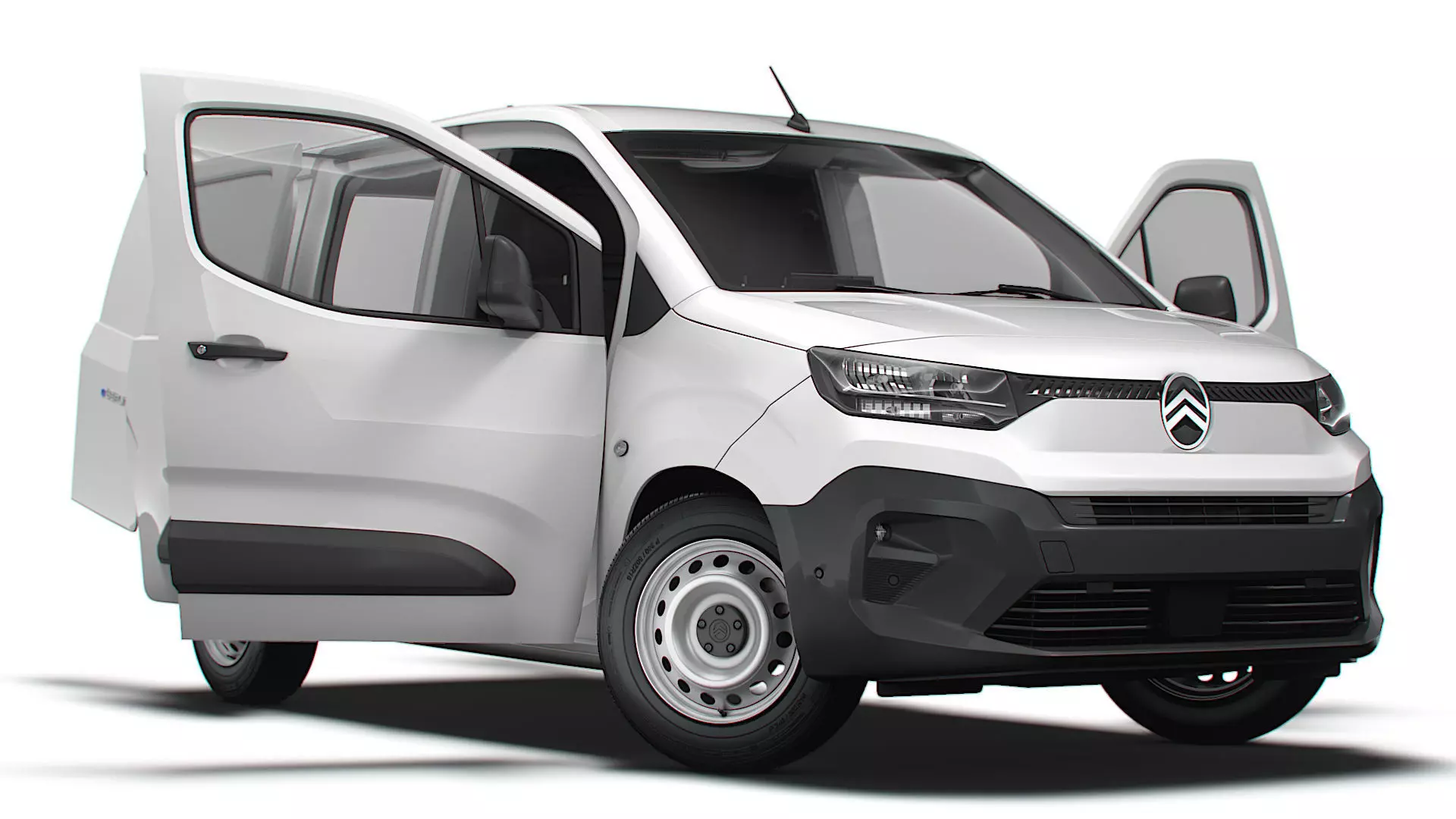 Citroen e Berlingo SWB Van HQInterior 2024 3D model_0