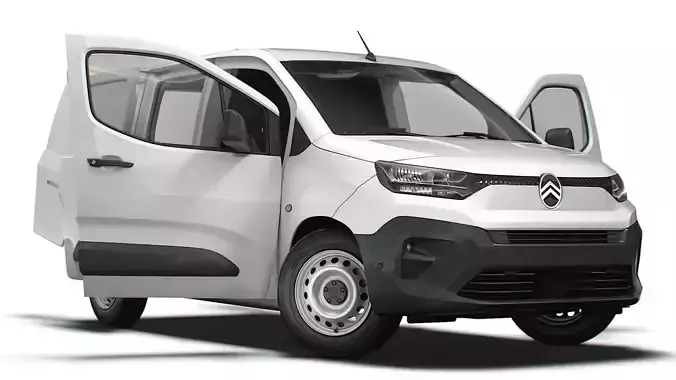Citroen e Berlingo SWB Van HQInterior 2024 3D model