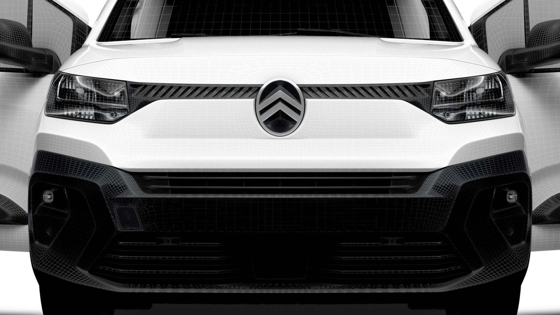 Citroen e Berlingo SWB Van HQInterior 2024 3D model_22