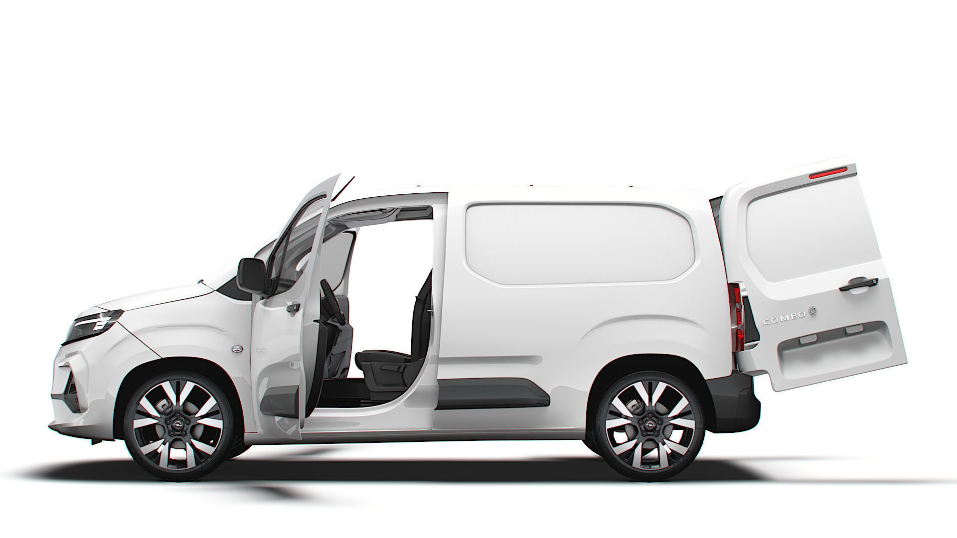 Opel Combo e SWB Van HQInterior 2024 3D model_4