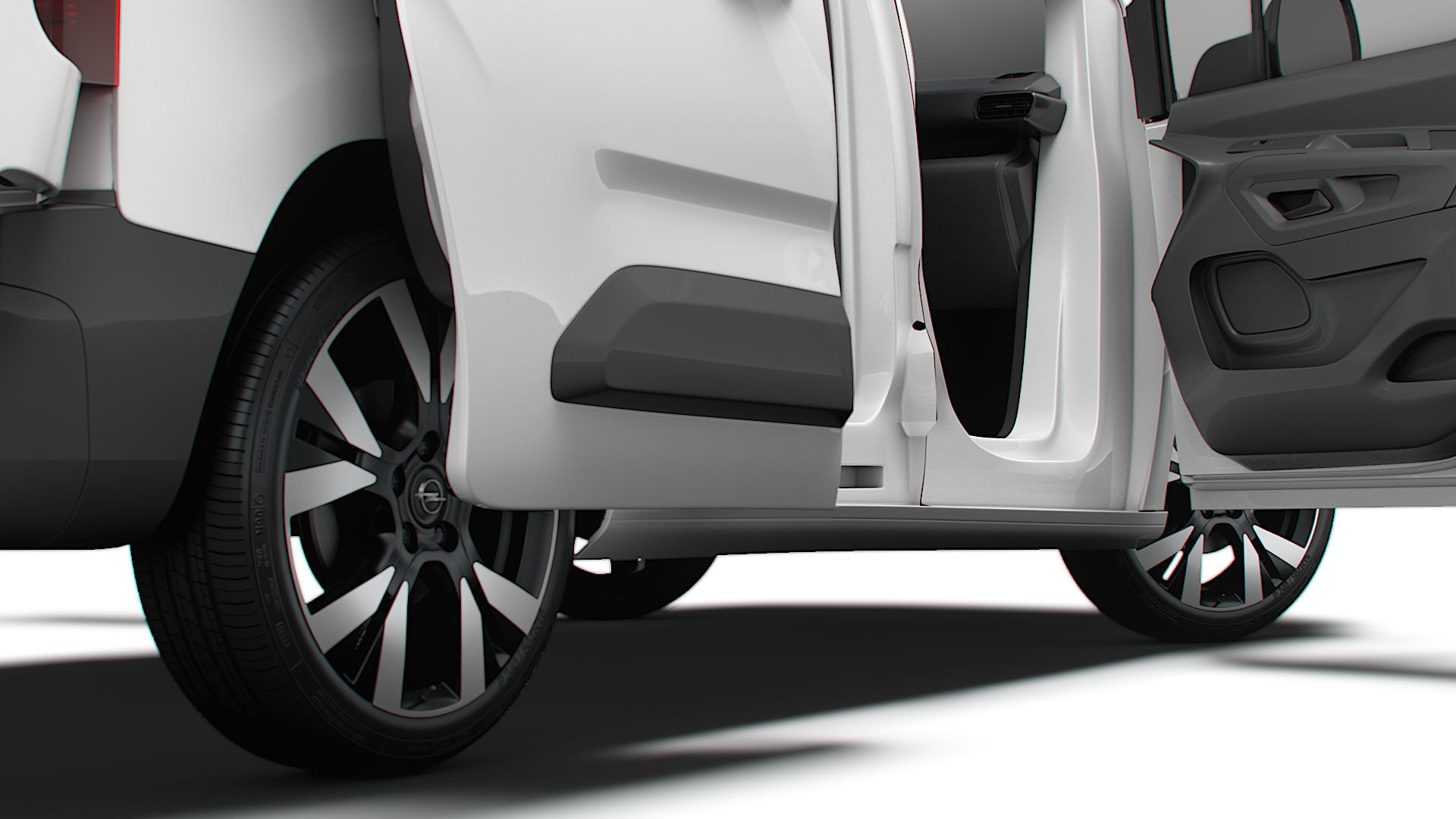 Opel Combo e SWB Van HQInterior 2024 3D model_11