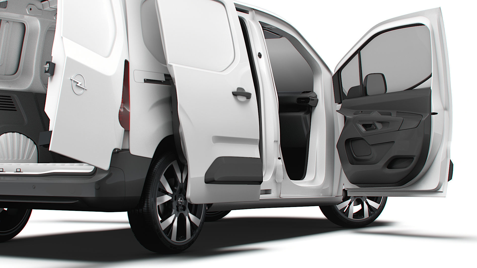 Opel Combo e SWB Van HQInterior 2024 3D model_5