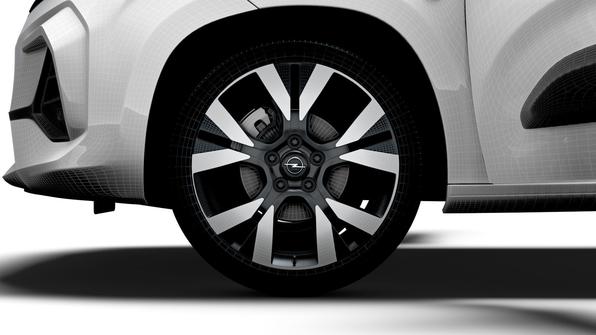 Opel Combo e SWB Van HQInterior 2024 3D model_27