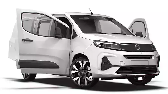 Opel Combo e SWB Van HQInterior 2024 3D model