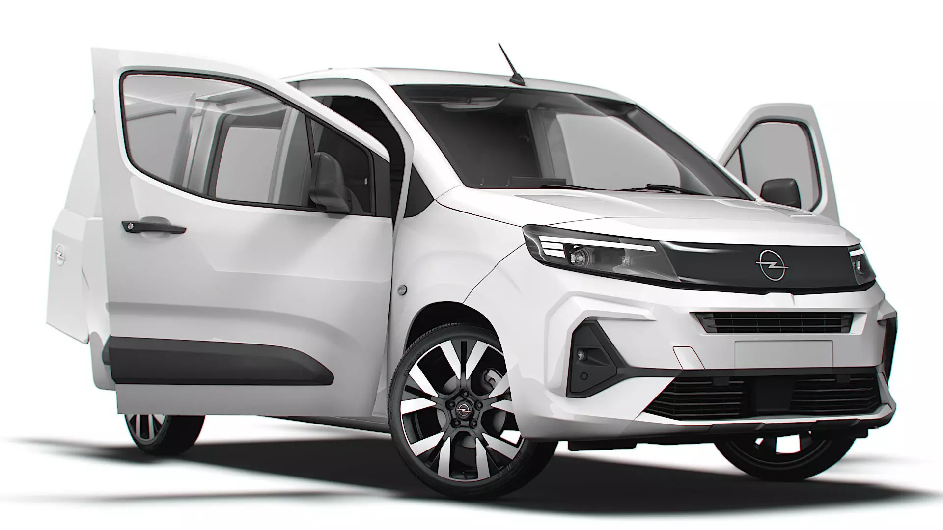 Opel Combo e SWB Van HQInterior 2024 3D model_0