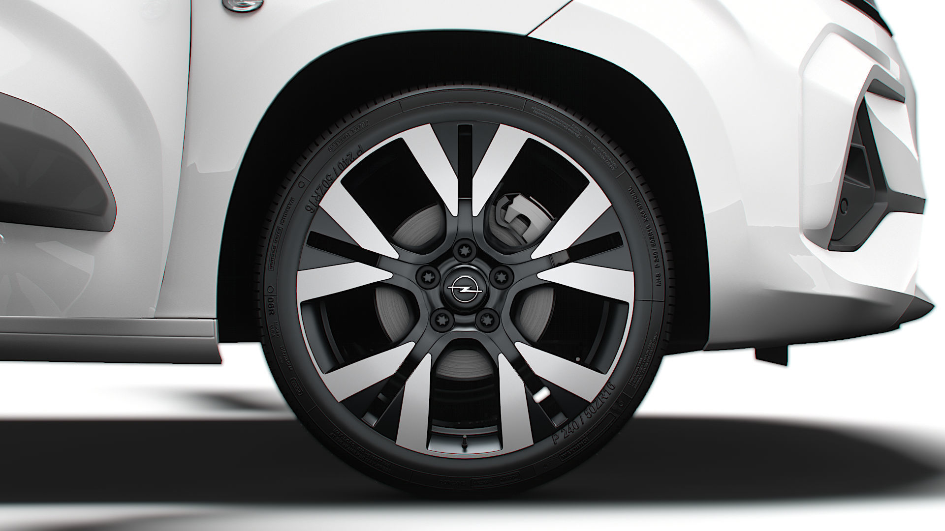 Opel Combo e SWB Van HQInterior 2024 3D model_9