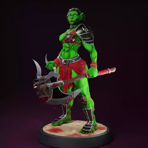 Ravaphine NSFW - The Intimidator - Tabletop Orc