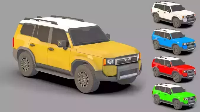  3D Toyota Land Cruiser