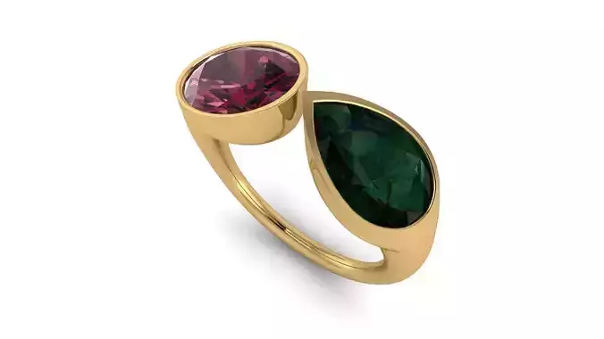 Ruby Emerald Ring