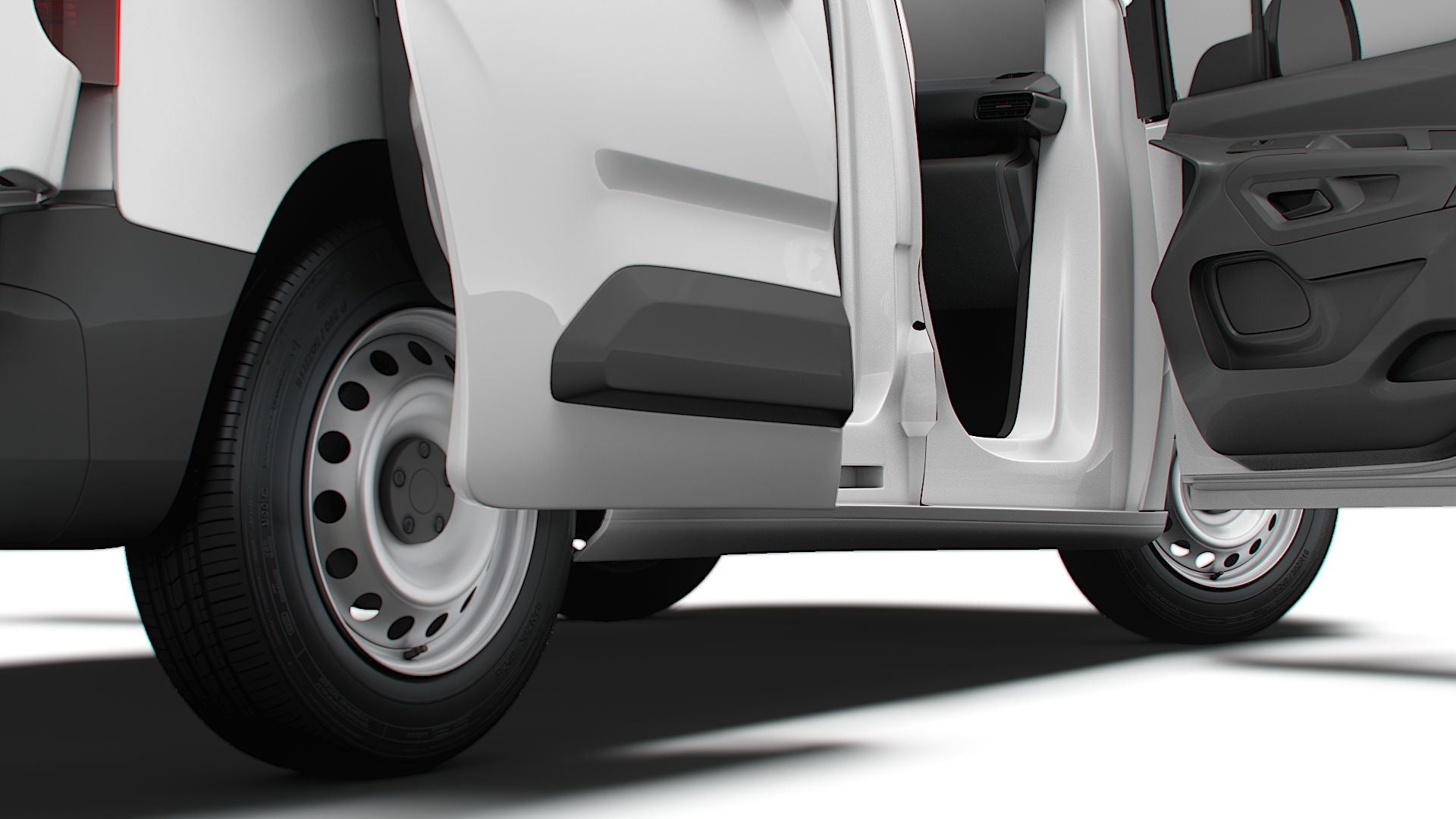 Peugeot e Partner SWB Van HQInterior 2024 3D model_11