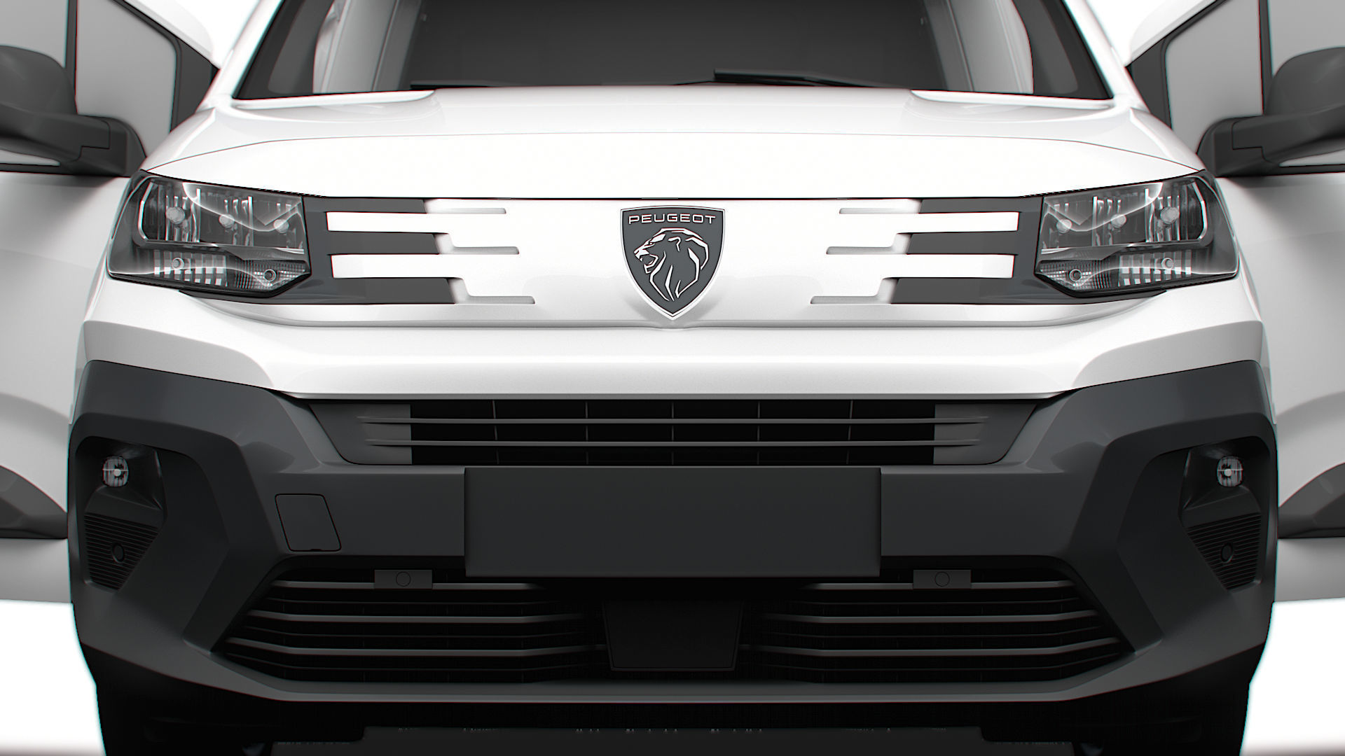 Peugeot e Partner SWB Van HQInterior 2024 3D model_7