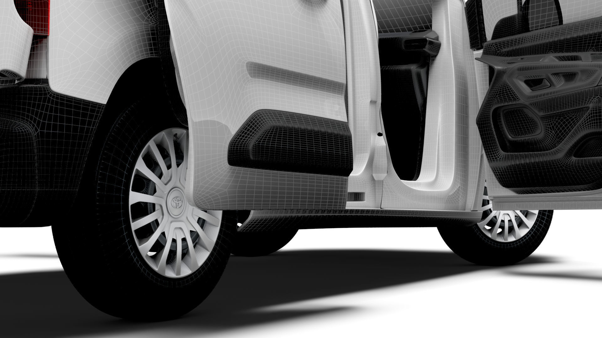 Toyota ProAce City Electric SWB Van HQInterior 2024 3D model_26