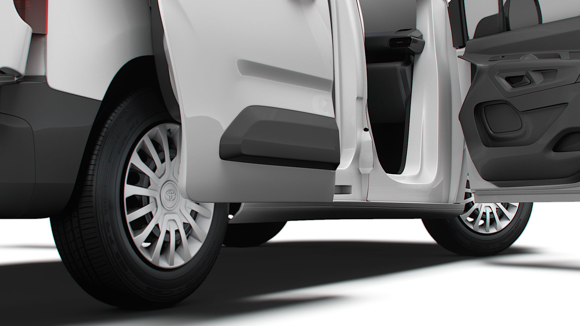 Toyota ProAce City Electric SWB Van HQInterior 2024 3D model_11