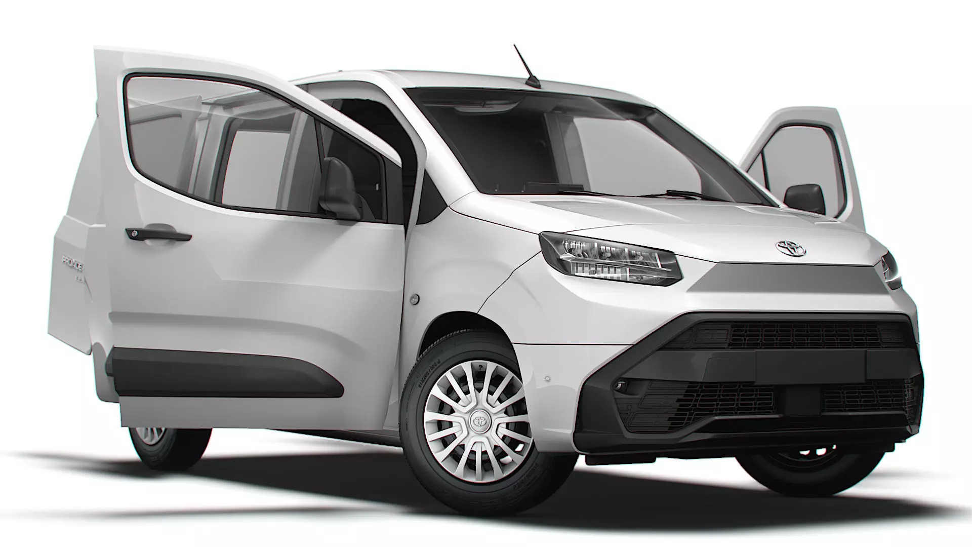 Toyota ProAce City Electric SWB Van HQInterior 2024 3D model_0