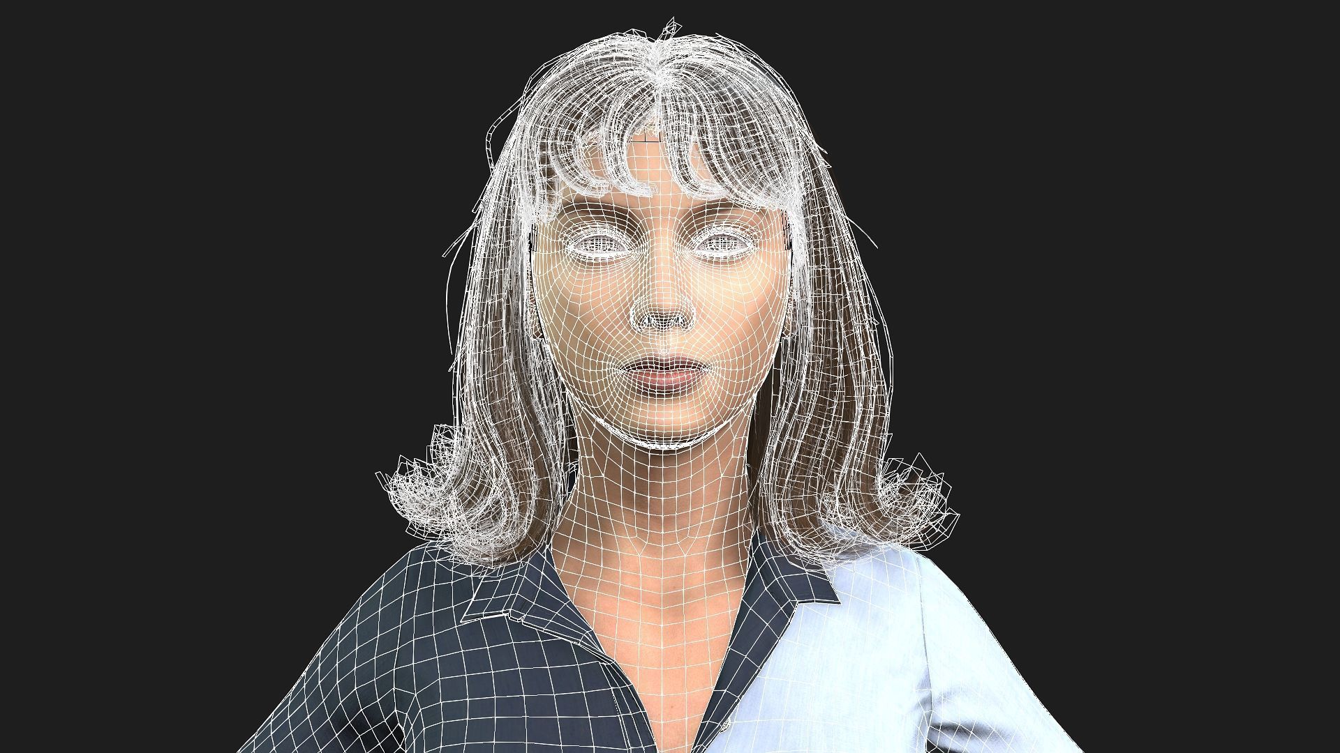 Realistic Woman 3D model_13